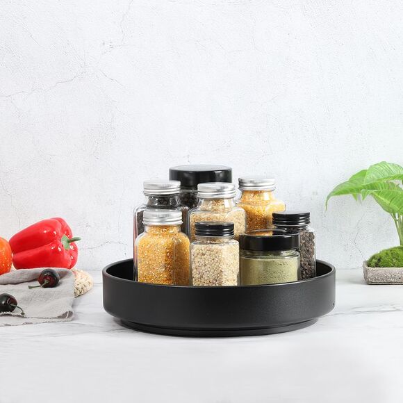 Lazy Susan Turntable Rotating Spice Racks for Cabinet Kitchen Organization - Picture 5 of 6